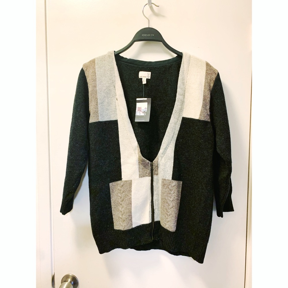 (Urban Outfitters) Wool blend zip up $35